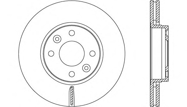 402060043R MAIS ÖN FREN DISKI MEGANE IV 402065585R (TEK ADET)